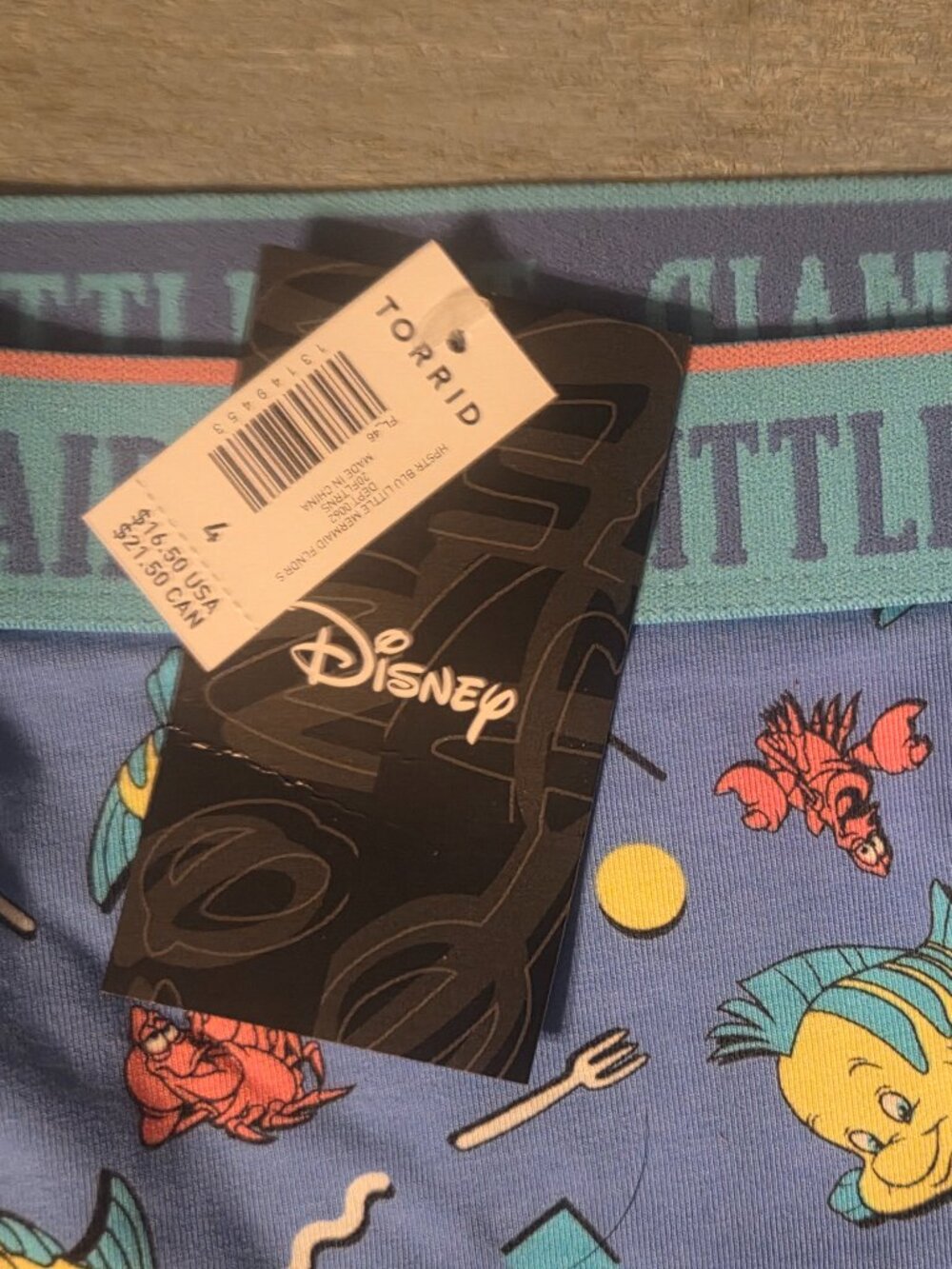 Lot of 6 Torrid Disney Panties Plus Size 4 NWT - Picture 15 of 16